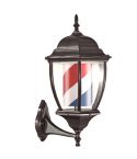 Poste giratorio para Barberia y Peluquería con Luz Modelo Lámpara Tricolor Rojo y Azul 50x23