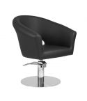 Sillón Corte de peluquería de linea curva con reposabrazos Modelo Cosmo