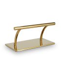 Reposapiés de Peluquería de acero inoxidable con forma curvada Modelo Godd Dorado