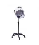 Secador de casco de pie con altura regulable 2V Blanco Italorca
