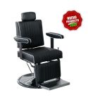 Sillón Barbero hidráulico reclinable y giratorio con reposabrazos Modelo Caden RZBH059