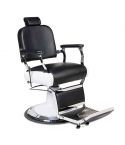 Sillón de Barbero estilo Vintage con reposapies integrado Modelo Figaro