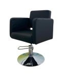 Sillón Corte de Peluquería hidráulico con reposabrazos Modelo LBH-74N - color negro