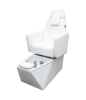 Sillón de Pedicura SPA tapizado en PU con Hidromasaje y Cromoterapia LED Modelo Fascino