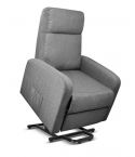 Sillón de Masaje Relax Levantapersonas reclinable en Tela Elegant Modelo Elite - Color Gris