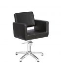 Sillón hidráulico de corte con base de estrella cromada Modelo Chic E