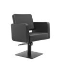 Sillón hidráulico de corte con base cuadrada negra Modelo Class Q