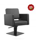 Sillón Corte de Peluquería con base cuadrada negra Modelo Drim Black