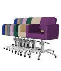 Sillón hidráulico de Peluquería con reposabrazos clásico Modelo ODRY - Color y base personalizada