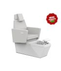 Sillón de Pedicura SPA tapizado en PU con Hidromasaje y Cromoterapia LED Modelo Agate