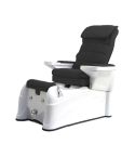 Sillón de Pedicura SPA tapizado en PU con Masaje Shiatsu, Hidromasaje y Cromoterapia LED Modelo Ease Negro