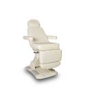 Camilla de Estética Gama Alta de 4 motores con botonera y pedales integrados Modelo Cygnus 4CR Beige