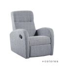 Sillón Relax en Tela Modelo Home Gris Perla