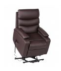 Sillón de Masaje Relax Levantapersonas Modelo Imperial Marrón