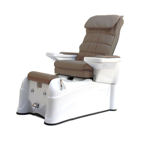 Sillón de Pedicura SPA tapizado en PU con Masaje Shiatsu, Hidromasaje y Cromoterapia LED Modelo Ease
