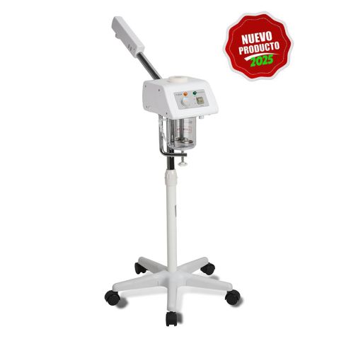 Vaporizador facial metálico con emisión de Ozono Modelo Hali
