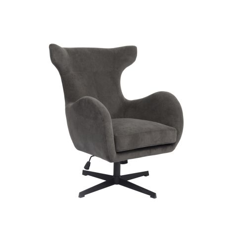 Butaca Giratoria y Regulable en Altura Munich Gris