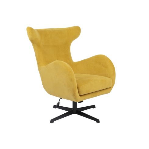 Butaca Giratoria y Regulable en Altura Munich Mostaza