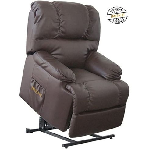Sillón de Masaje Relax Irene Levantapersonas Modelo Alta Gama Chocolate
