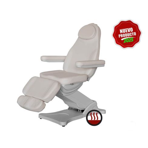 Camilla de Estética motorizada de 3 cuerpos y 3 motores con calefacción Modelo Aura