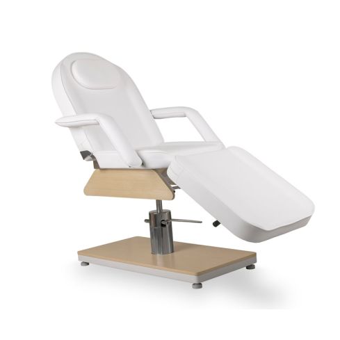 Camilla de estética Gama Alta de 3 cuerpos con agujero facial Modelo Gemini 1W Oak