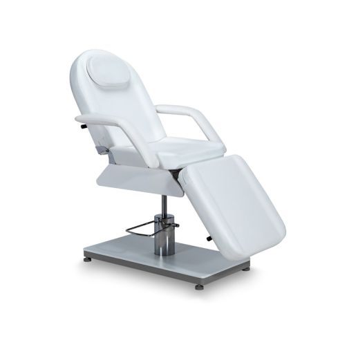 Camilla de estética Gama Alta de 3 cuerpos con agujero facial Modelo Gemini 1WW Blanca 