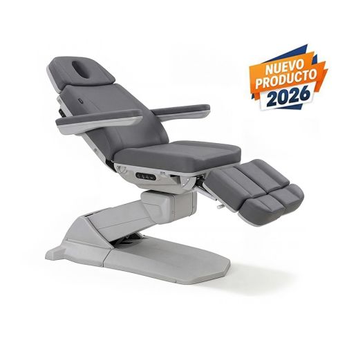 Sillón de Podología motorizado de Gama Alta de 3 motores Modelo Medial Plus Gris WKP012.3 Weelko
