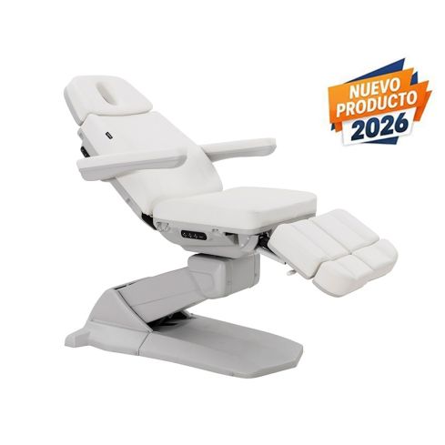 Sillón de Podología motorizado de Gama Alta de 3 motores Modelo Medial Plus Blanca WKP012.3 Weelko