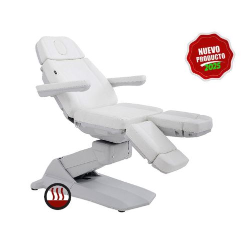 Sillón de Podología motorizado de Gama Alta de 3 motores con calefacción Modelo Medial Smart WKP008.3.A26.HT - Color Blanco