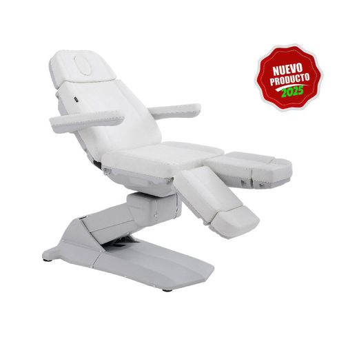 Sillón de Podología motorizado de Gama Alta de 3 motores sin calefacción Modelo Medial Smart WKP008.3.A26 - Color Blanco