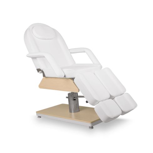 Sillón de Pedicura Gama Alta de 3 cuerpos con agujero facial Modelo Mensa W Oak