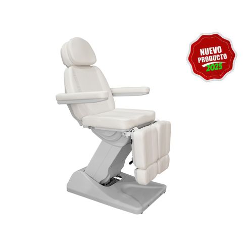 Sillón de Podología motorizado de Gama Alta de 3 motores Modelo Solstice WPP0009 Blanca