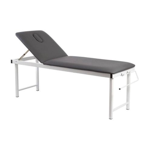 Camilla de masaje fija de 2 cuerpos con agujero facial Modelo Fix Coinfycare - Color Gris oscuro