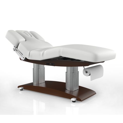 Camilla de Masaje eléctrica SPA con 4 motores y acabado en madera Black Walnut Modelo Lips