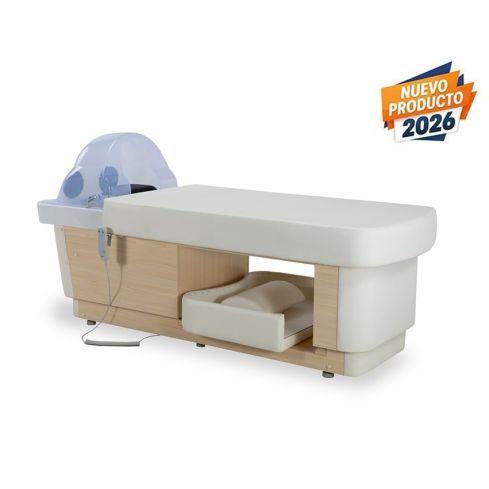 Camilla de masaje eléctrica Spa Multifunción con Lavacabezas Modelo Aether Bed