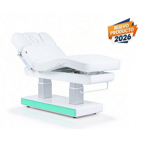 Camilla de Masaje eléctrica SPA con 4 motores, iluminación LED y Calefaccion Modelo Muse Plus