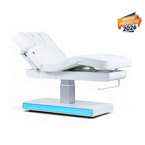 Camilla de Masaje eléctrica SPA con 3 motores e iluminación LED Modelo Nush Plus 2264.3.A26.N Weelko