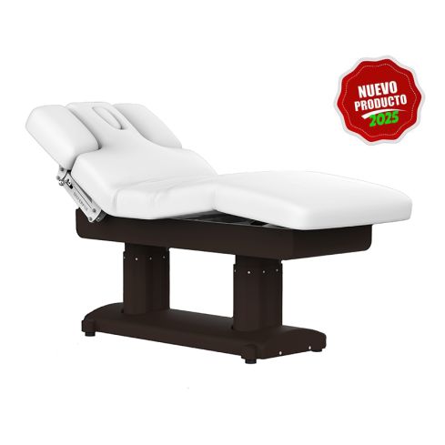 Camilla de Masaje eléctrica SPA con 4 motores y agujero facial Modelo Phen Brown