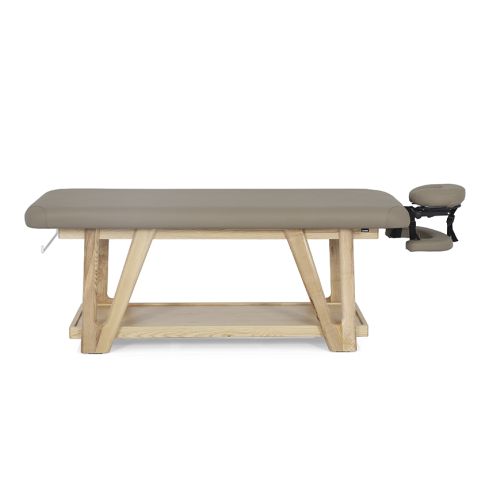 Camilla de masaje Spa fija con estructura de madera Roots Mod. WKS032.A33 - Color Beige