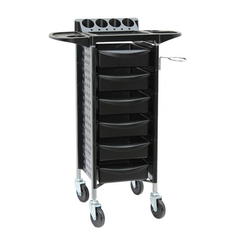 Carrito de peluquería con 6 cajones y bandeja superior Modelo Keep
