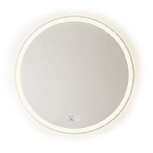 Espejo redondo estilo Moderno con iluminación LED Waterproof Modelo Antivaho 80