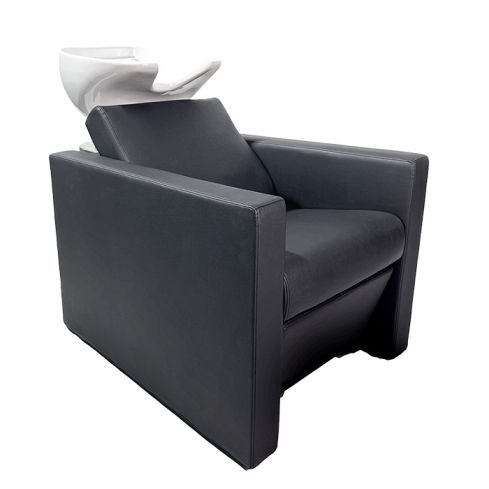 Lavacabezas con pica blanca respaldo ergonómico Modelo Ripple