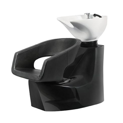 Lavacabezas con pica blanca y asiento ergonómico Modelo Rolls