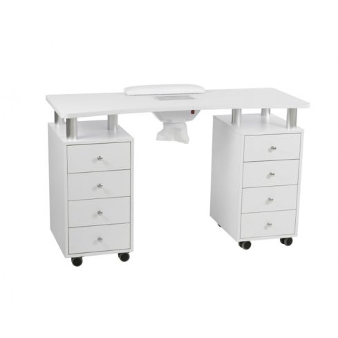 Mesa de manicura con aspirador, bolsa y cojín reposamanos Distal Modelo WK-M001