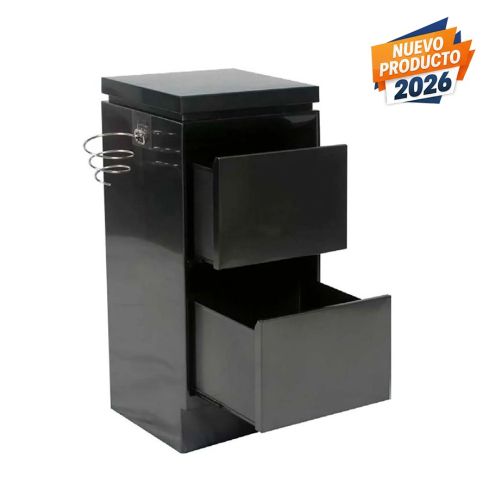 Mueble auxiliar de barbería y peluquería con cajones Modelo Imperial