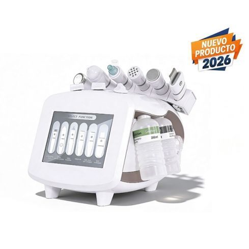 Equipo de Hidrodermoabrasión Digital táctil Multifuncional 6 en 1 para el cuidado facial Oxya Modelo WKB019 Weelko