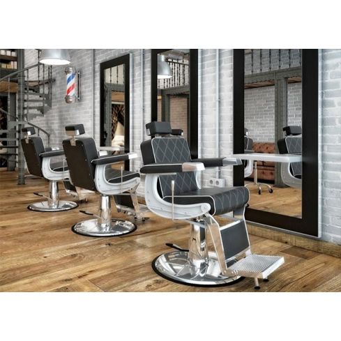 Pack - Sillón Barbería Karl / Tocador Patrick Black