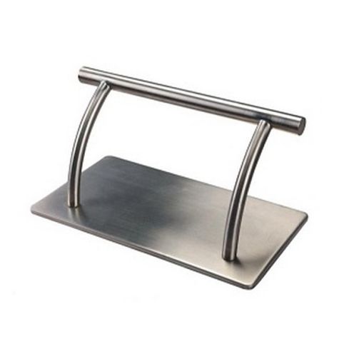 Reposapiés de Peluquería de acero inoxidable con forma curvada Modelo Doris