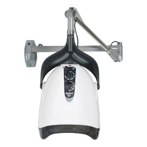 Secador de casco Iónico aéreo regulable con brazo articulado 3V Modelo Ionic Air White 