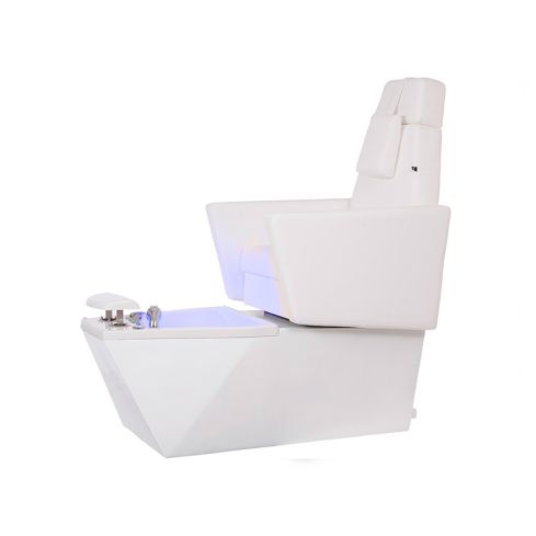 Sillón de Pedicura SPA tapizado en PU con Hidromasaje y Cromaterapia LED Modelo Gentle Weelko